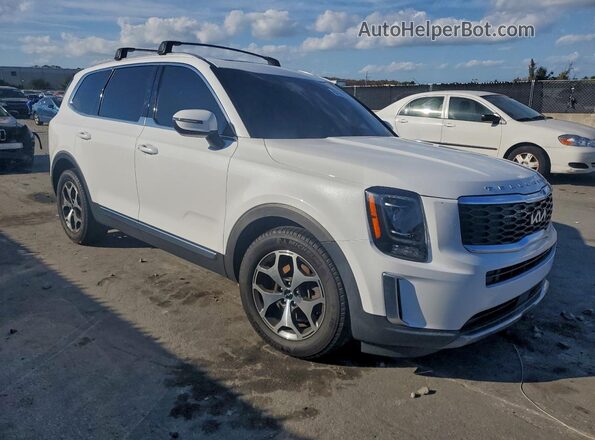 5XYP3DHC8NG297788 2022 KIA TELLURIDE Белый Передняя правая четверть