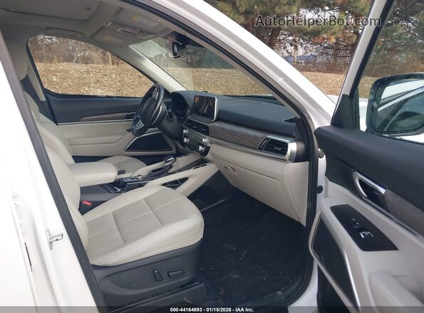 5XYP3DHC9NG209587 2022 KIA TELLURIDE White Widok wnętrza z przodu
