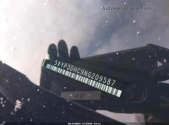 5XYP3DHC9NG209587 2022 KIA TELLURIDE White Widok komory silnika