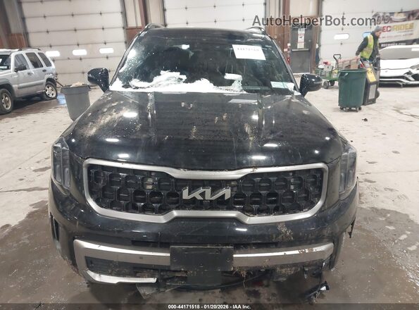 5XYP5DGC0PG346237 2023 KIA TELLURIDE Black Widok wnętrza z tyłu