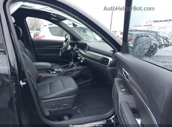 5XYP5DGC2RG509618 2024 KIA TELLURIDE Black Widok wnętrza z przodu