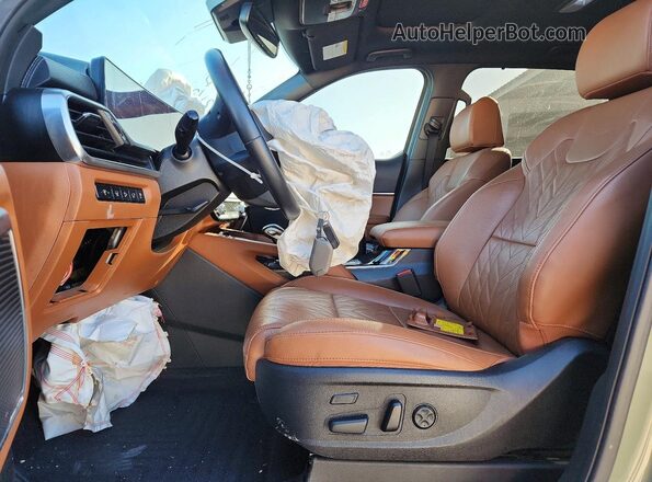 5XYP5DGC4PG396784 2023 KIA TELLURIDE Green Вид салону спереду