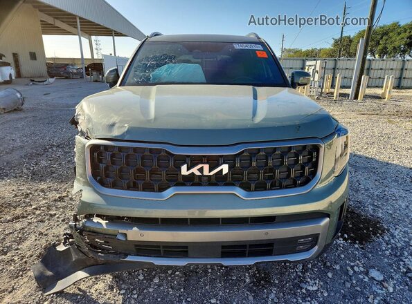 5XYP5DGC4PG396784 2023 KIA TELLURIDE Green Вид спереду
