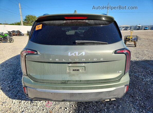 5XYP5DGC4PG396784 2023 KIA TELLURIDE Green Вид ззаду