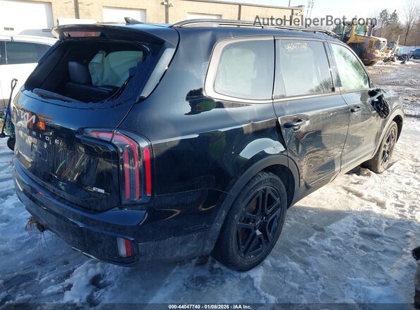 5XYP5DGC4RG478937 2024 KIA TELLURIDE Black უკანა მარჯვენა