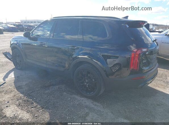 5XYP5DHC6NG233453 2022 KIA TELLURIDE Black უკანა მარცხენა
