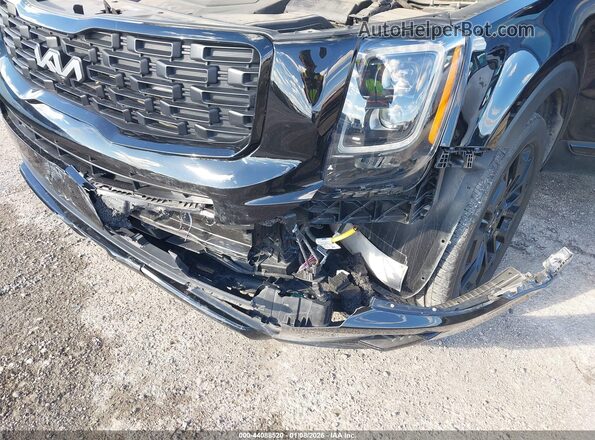 5XYP5DHC6NG233453 2022 KIA TELLURIDE Black წინა ხედი