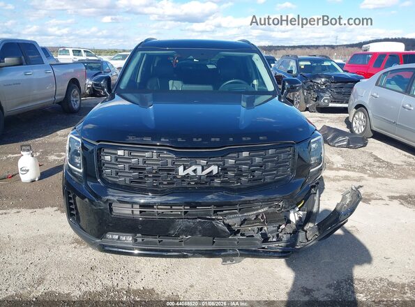5XYP5DHC6NG233453 2022 KIA TELLURIDE Black ხელსაწყოთა პანელის ხედი