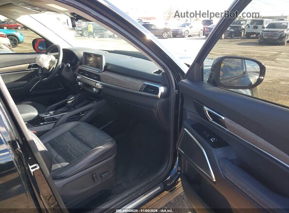 5XYP5DHC6NG233453 2022 KIA TELLURIDE Black წინა სალონის ხედი
