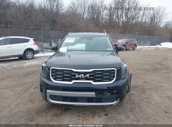 5XYP64GC6PG390675 2023 KIA TELLURIDE Black Rear interior view