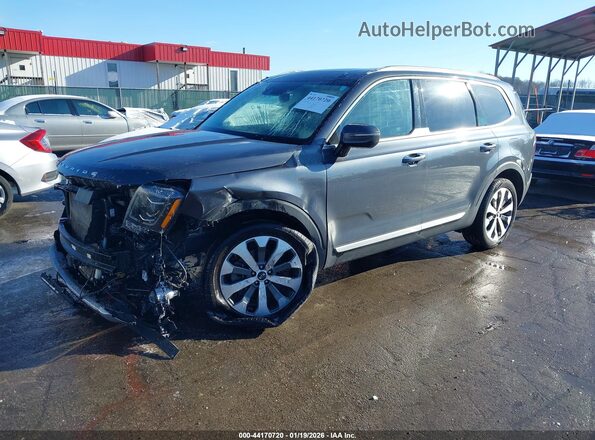 5XYP64HC8MG193534 2021 KIA TELLURIDE Серый 