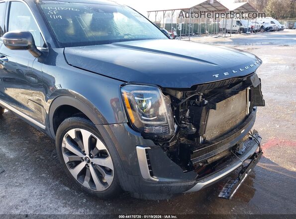 5XYP64HC8MG193534 2021 KIA TELLURIDE Серый 