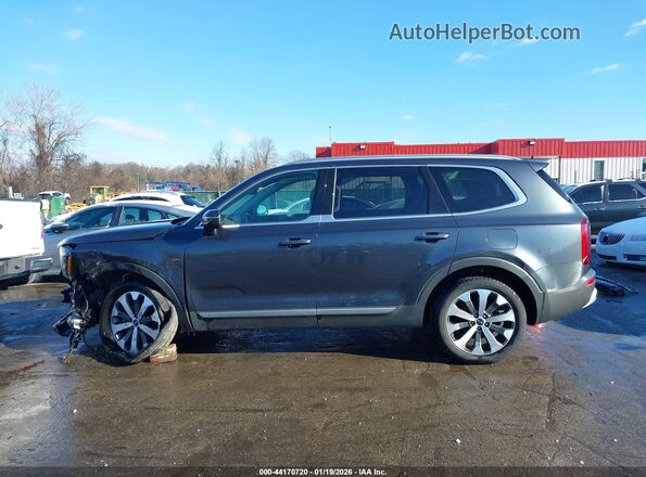 5XYP64HC8MG193534 2021 KIA TELLURIDE Серый 