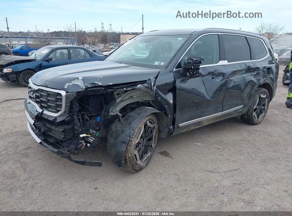 5XYP6DGC7RG514519 2024 KIA TELLURIDE Gray Առջևի ձախ երեք քառորդ տեսարան