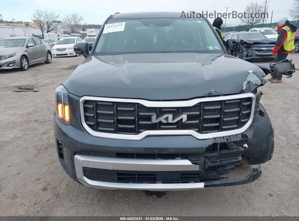 5XYP6DGC7RG514519 2024 KIA TELLURIDE Gray Առջևի վահանակի տեսք