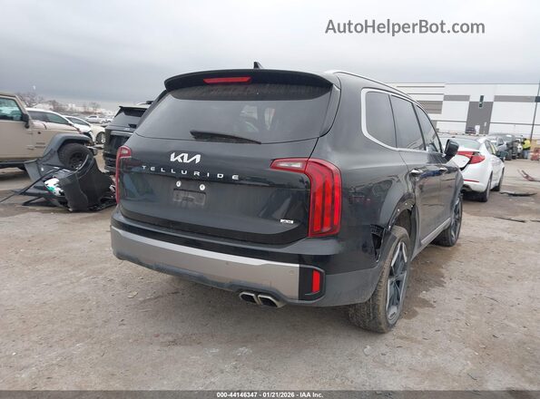 5XYP6DGC7RG563543 2024 KIA TELLURIDE Black უკანა მარჯვენა