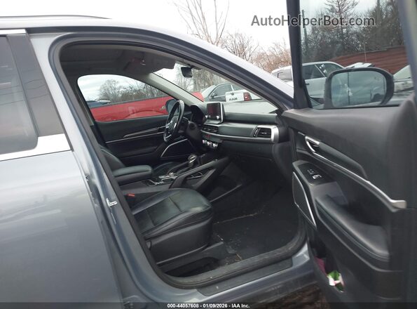 5XYP6DHC5MG137731 2021 KIA TELLURIDE Gray წინა სალონის ხედი