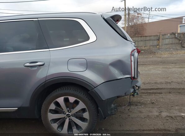 5XYP6DHC5MG137731 2021 KIA TELLURIDE Gray წინა ხედი