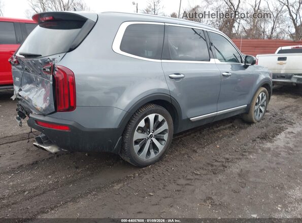 5XYP6DHC5MG137731 2021 KIA TELLURIDE Gray უკანა მარჯვენა