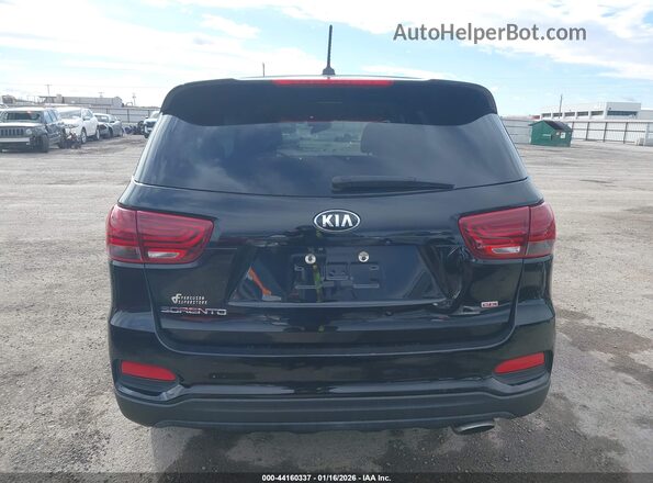 5XYPG4A30KG576615 2019 KIA SORENTO Black 