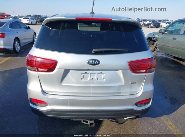 5XYPG4A38KG582677 2019 KIA SORENTO Silver 