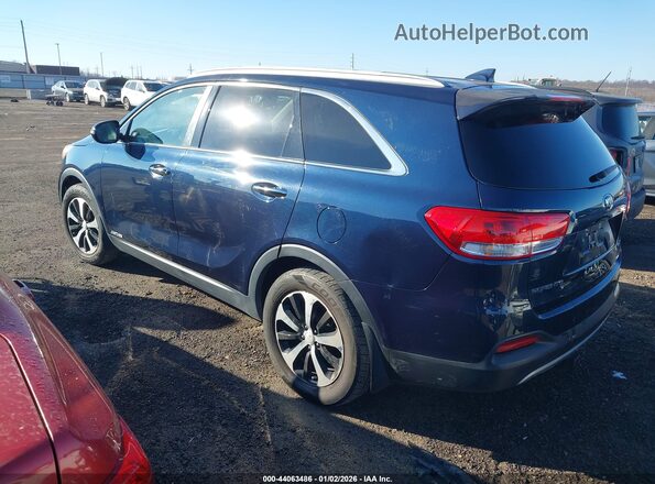 5XYPHDA5XGG001170 2016 KIA SORENTO Dark Blue Tył lewy