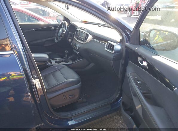 5XYPHDA5XGG001170 2016 KIA SORENTO Dark Blue Widok wnętrza z przodu