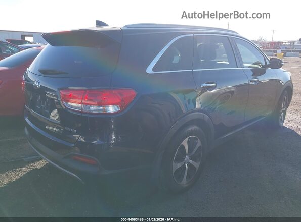 5XYPHDA5XGG001170 2016 KIA SORENTO Dark Blue Tył prawy