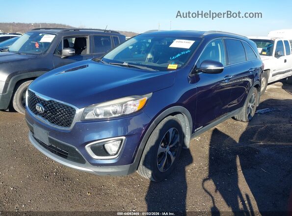 5XYPHDA5XGG001170 2016 KIA SORENTO Dark Blue Przód lewy