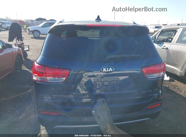 5XYPHDA5XGG001170 2016 KIA SORENTO Dark Blue 