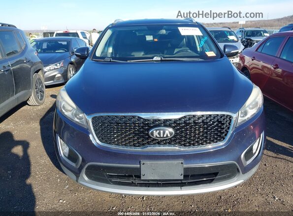 5XYPHDA5XGG001170 2016 KIA SORENTO Dark Blue Widok zestawu wskaźników