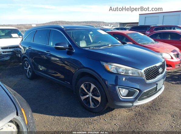5XYPHDA5XGG001170 2016 KIA SORENTO Dark Blue Widok wnętrza z tyłu