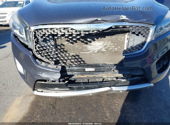 5XYPKDA55HG244341 2017 KIA SORENTO Gray Դիմացի տեսք