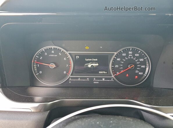 5XYRG4LC2NG113644 2022 KIA SORENTO Silver ხელსაწყოთა პანელის ხედი