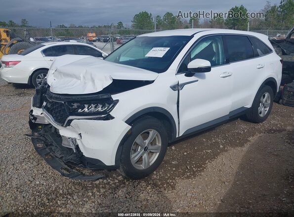 5XYRG4LC4NG123673 2022 KIA SORENTO White Առջևի ձախ երեք քառորդ տեսարան