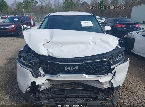 5XYRG4LC4NG123673 2022 KIA SORENTO White Սարքավորումների վահանակի տեսք