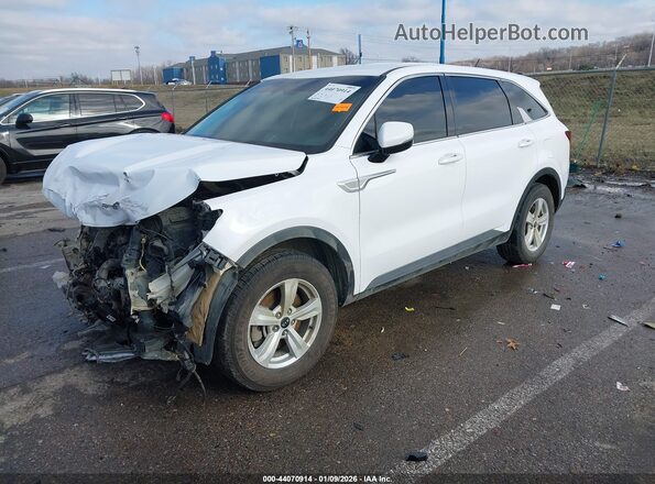 5XYRG4LC7MG040625 2021 KIA SORENTO White Առջևի ձախ երեք քառորդ տեսարան