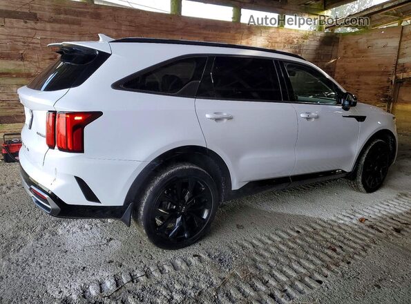 5XYRHDLF0MG016299 2021 KIA SORENTO White Trasero derecho