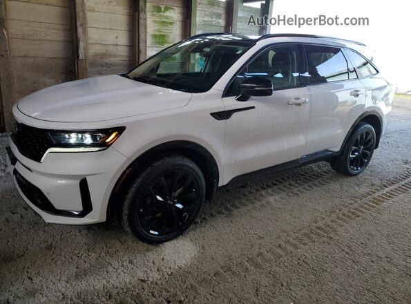 5XYRHDLF0MG016299 2021 KIA SORENTO White Vista interior de 360 grados
