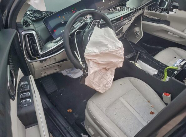 5XYRL4JCXRG293086 2024 KIA SORENTO Black Widok deski rozdzielczej