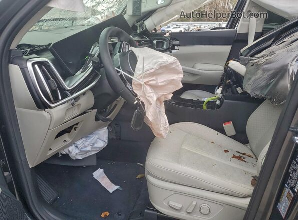 5XYRL4JCXRG293086 2024 KIA SORENTO Black Widok wnętrza z przodu