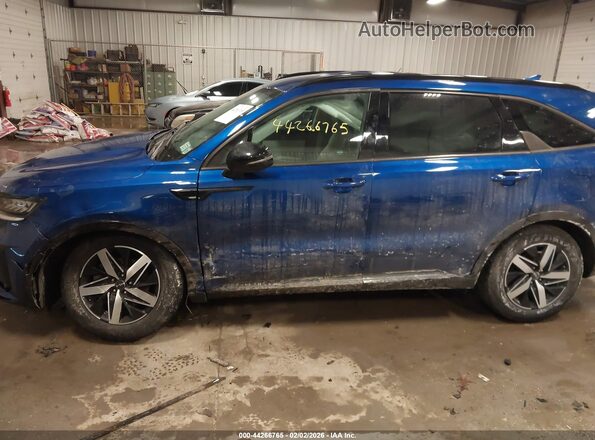 5XYRL4LC0NG130163 2022 KIA SORENTO Blue Vista interior de 360 grados