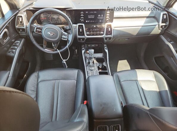 5XYRL4LC6MG017333 2021 KIA SORENTO Gray 