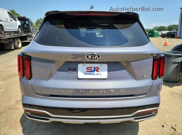 5XYRL4LC6MG017333 2021 KIA SORENTO Gray 