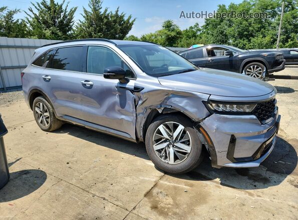 5XYRL4LC6MG017333 2021 KIA SORENTO Gray 