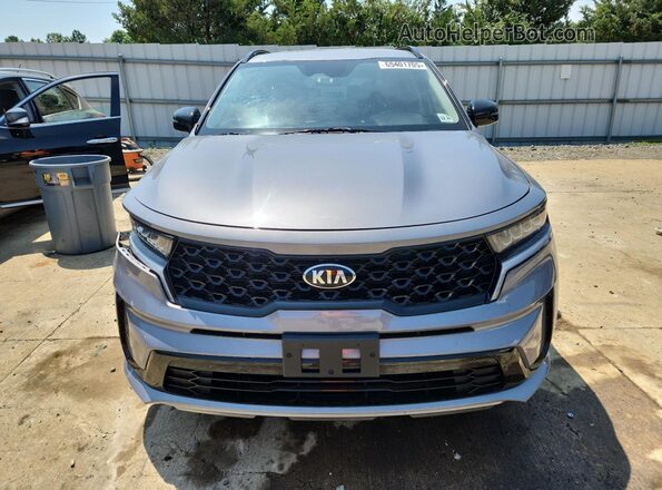 5XYRL4LC6MG017333 2021 KIA SORENTO Gray 