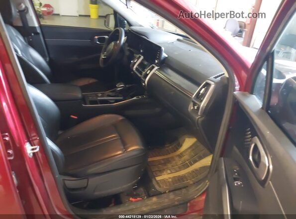 5XYRL4LC7NG142939 2022 KIA SORENTO Red წინა სალონის ხედი