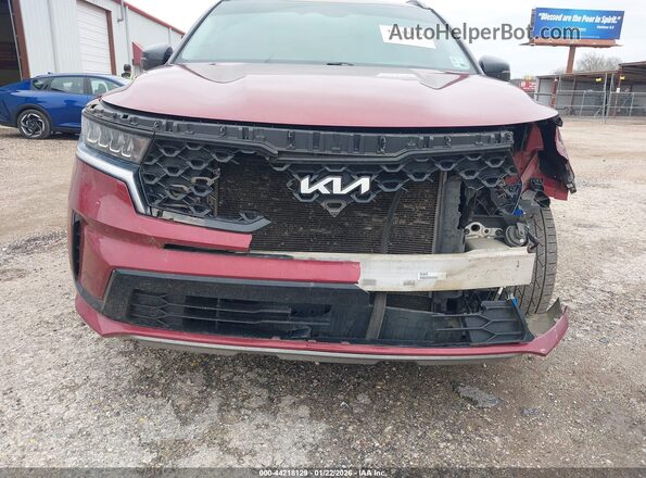 5XYRL4LC7NG142939 2022 KIA SORENTO Red 