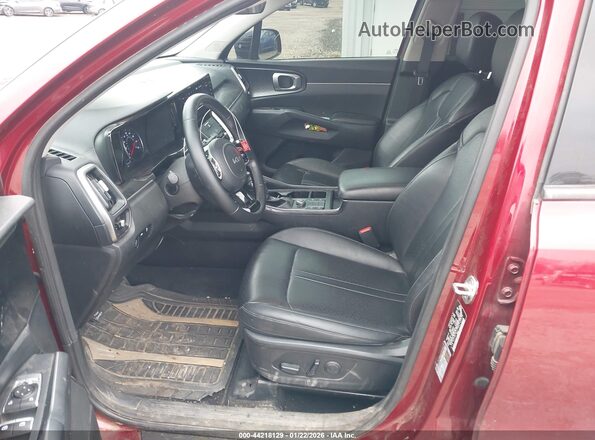 5XYRL4LC7NG142939 2022 KIA SORENTO Red 