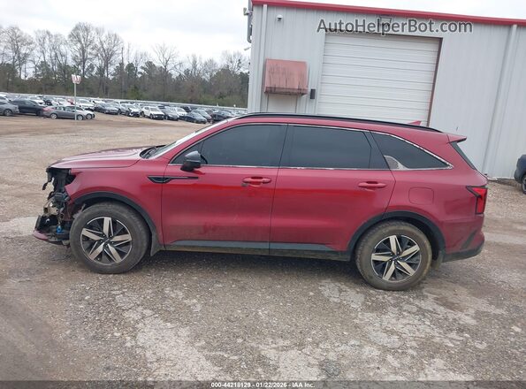 5XYRL4LC7NG142939 2022 KIA SORENTO Red 